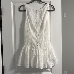 White lace Mini dress